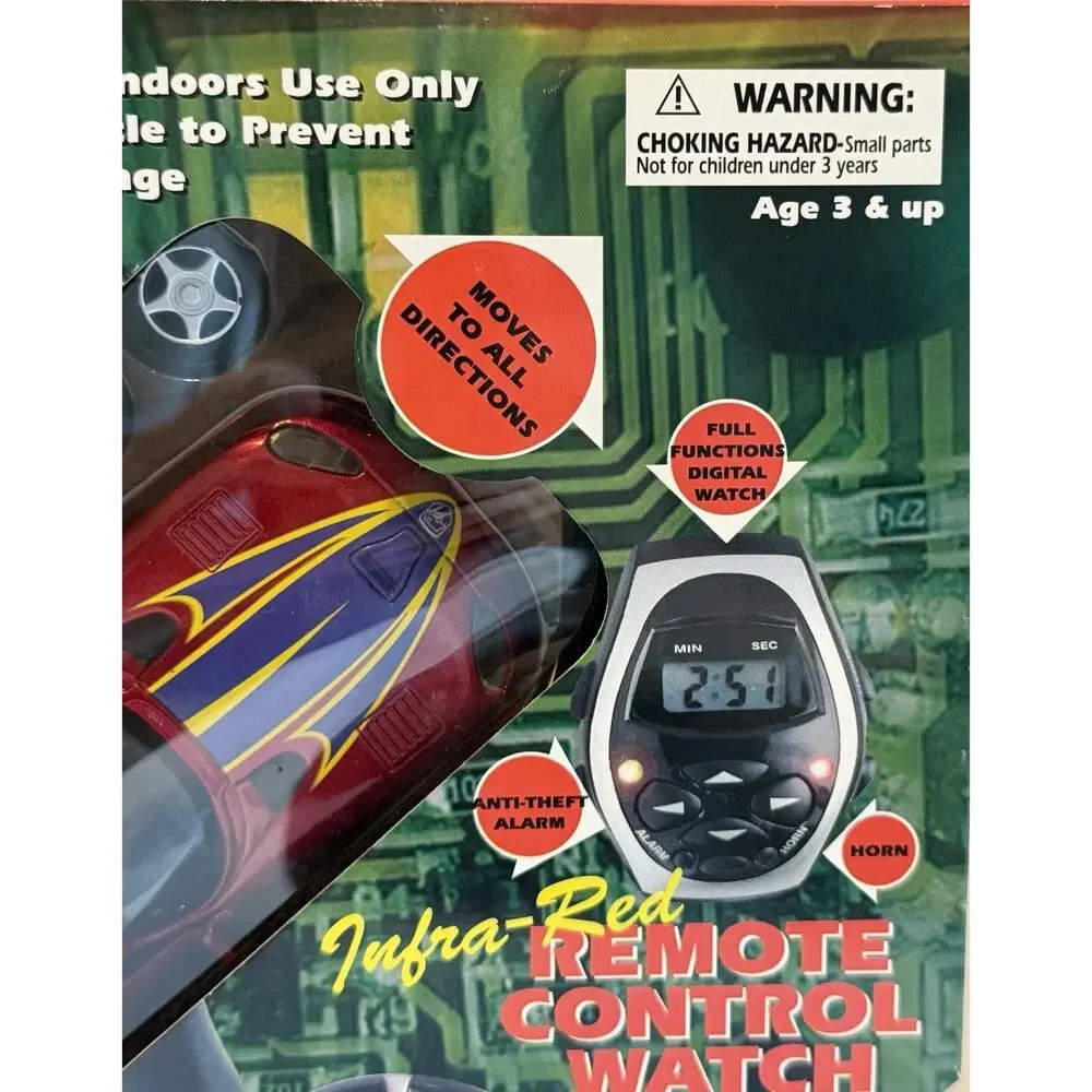 Dodge Viper diecast metal Car 1:32 MIB Remote Control RC Watch NOS FREE SHIPPING